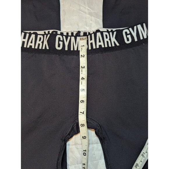Gymshark Fit Seamless Cropped Leggings Women's Size Small Black - Picture 10 of 13